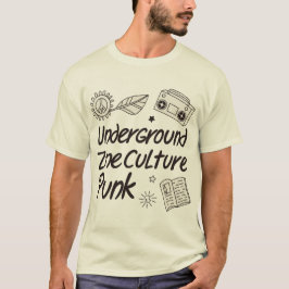 Camiseta Cultura Punk de Zine Subterrâneo
