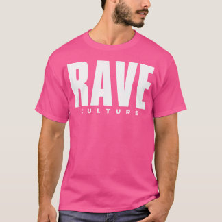 Camiseta Cultura Rave - Festival Edm Raver Minimalista