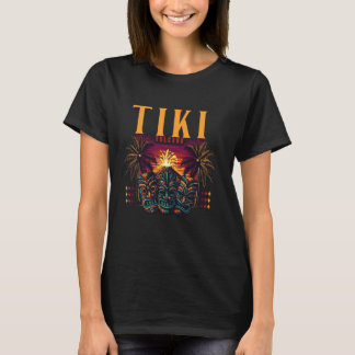 Camiseta Cultura Tiki Máscara Maori para os ventiladores Tk