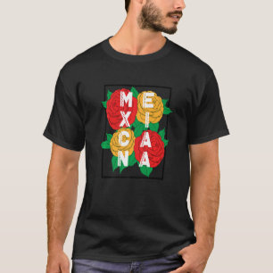 Camiseta Cultura Tradicional de Flor do Patrimônio Mexicano