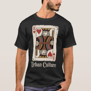 Camiseta Cultura Urbana Streetwear - Rei de Copas