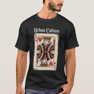 Camiseta Cultura Urbana Streetwear - Rei de Copas