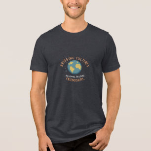 Camiseta Culturas De Pontes, Construção De Amizades
