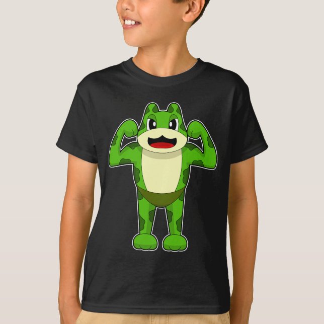 Camiseta Culturismo de Corpo de Rã (Frente)