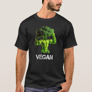 Camiseta Culturista de Brócolis Vegano Alimentação Limpa Le