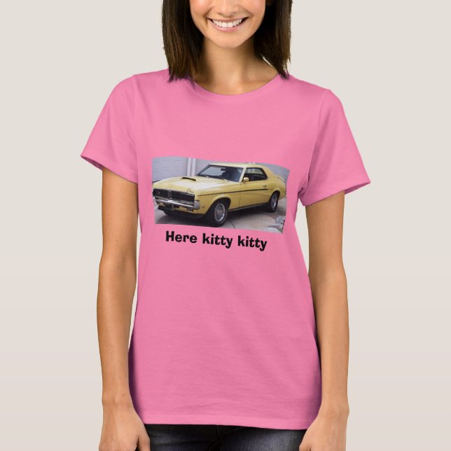 Camiseta cumarina, aqui gatinho gatinho (Frente)