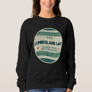 Camiseta Cumberland Lake Shark Free and Unsalted Camping Ke