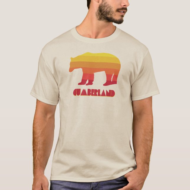 Camiseta Cumberland Maryland Rainbow Bear (Frente)