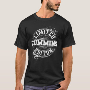 Camiseta CUMMINS Apelido Engraçado Família Árvore Aniversár