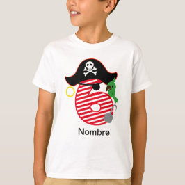 Camiseta Cumpleaños pirata, 6 años