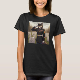 Camiseta Cumprimentando o Lobo do Corpo de Fuzileiros Navai