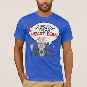 Camiseta Cumprimento de Bernie Sanders - Eu tenho Coração B