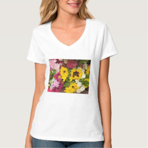 Camiseta Cumprimento Floral
