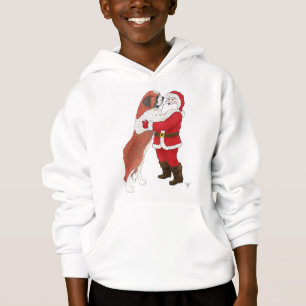 Camiseta Cumprimento Jowly do Natal de St Bernard