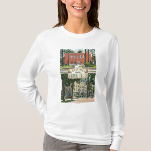 Camiseta Cumprimentos das cenas da faculdade de Skidmore