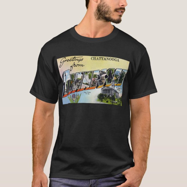 Camiseta Cumprimentos de Chattanooga Tennesee (Frente)