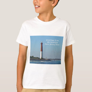 Camiseta Cumprimentos de New-jersey - a luz de Barnegat