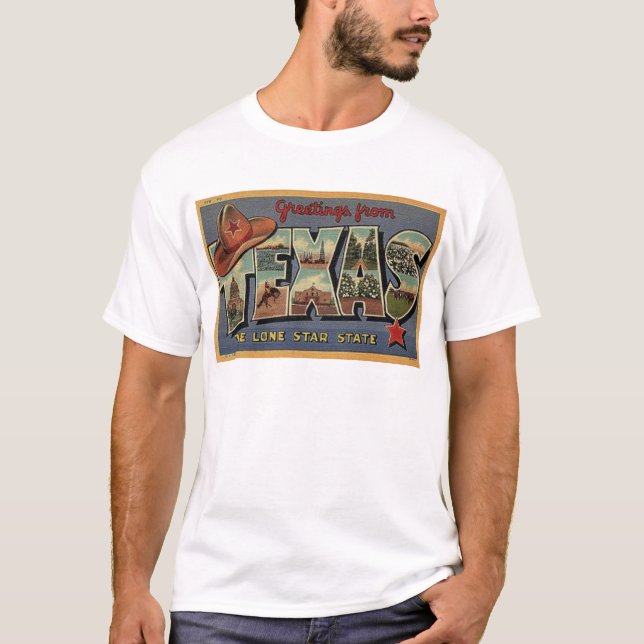 Camiseta Cumprimentos de Texas (Frente)