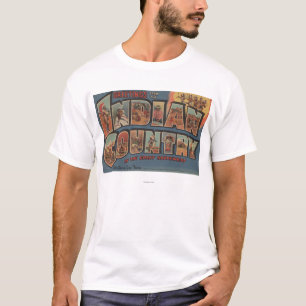 Camiseta Cumprimentos do país indiano do sudoeste