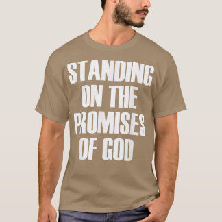 Camiseta Cumprir As Promessas De DeusCitação De Fé Da Bíbli