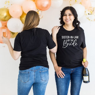 Camiseta Cunhada da Noiva Festa de Casamento Noiva da Festa