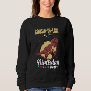 Camiseta Cunhado do Dinossauro Garoto de Aniversário