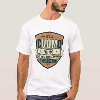 Camiseta CUOMO Family Name Vintage Shield