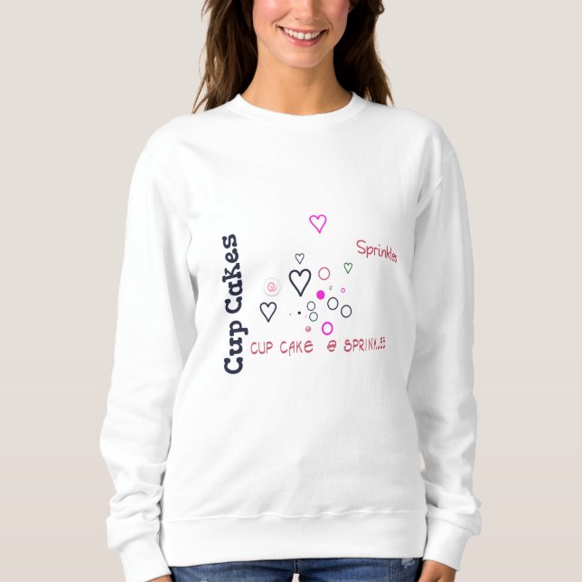 Camiseta Cup Cake Dames basic sweater (Frente)