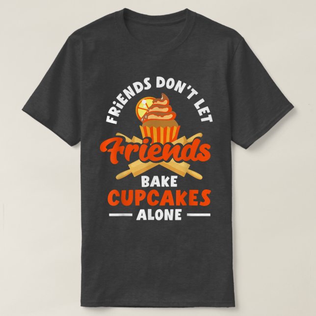 Camiseta Cupcake Baking Assar lover 1275 (Frente do Design)