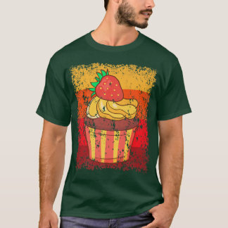 Camiseta Cupcake Baking Baker Bakery Vintage Retro 12