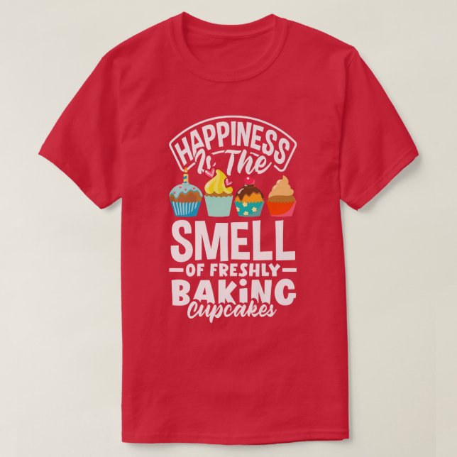 Camiseta Cupcake Baking Baker Lover (Frente do Design)