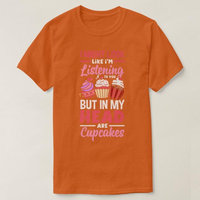 Camiseta Cupcake Baking Cut Lover (Frente do Design)