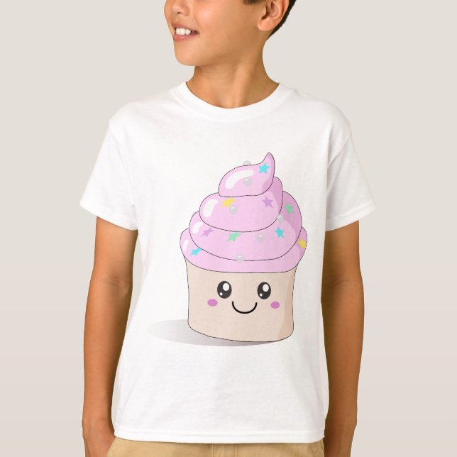 Camiseta Cupcake bonito (Frente)