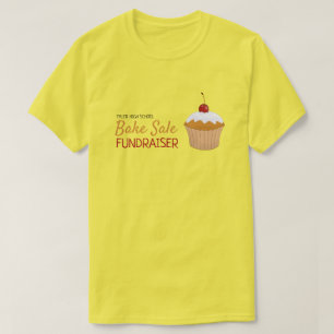 Camiseta Cupcake Cherry, evento de vendas de Assar de carid