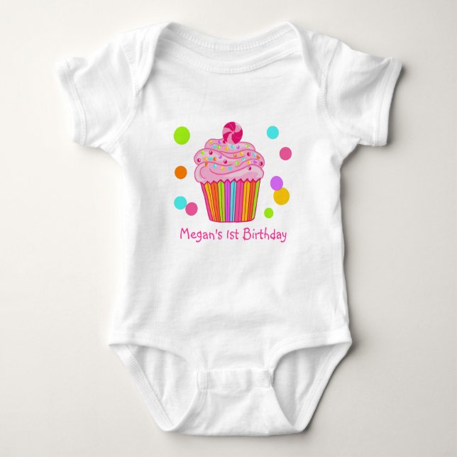 Camiseta Cupcake da surpresa dos doces (Frente)