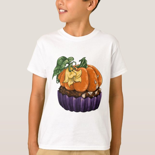 Camiseta Cupcake de abóbora (Frente)