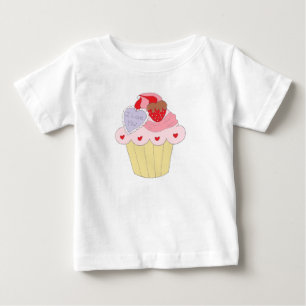 Camiseta Cupcake de Amor Bonito