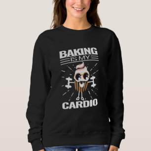 Camiseta Cupcake de Baía Cardio Bakery Cozinhar de Muffin C