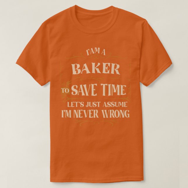 Camiseta Cupcake De Bake De Cozinhar De Baker (Frente do Design)