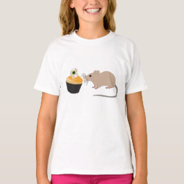 Camiseta Cupcake de Olho de Halloween
