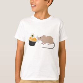 Camiseta Cupcake de Olho de Halloween
