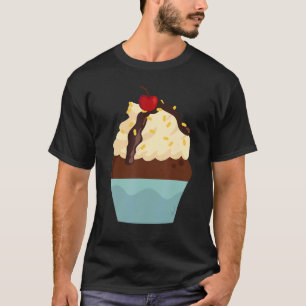 Camiseta Cupcake de panificação de glacés