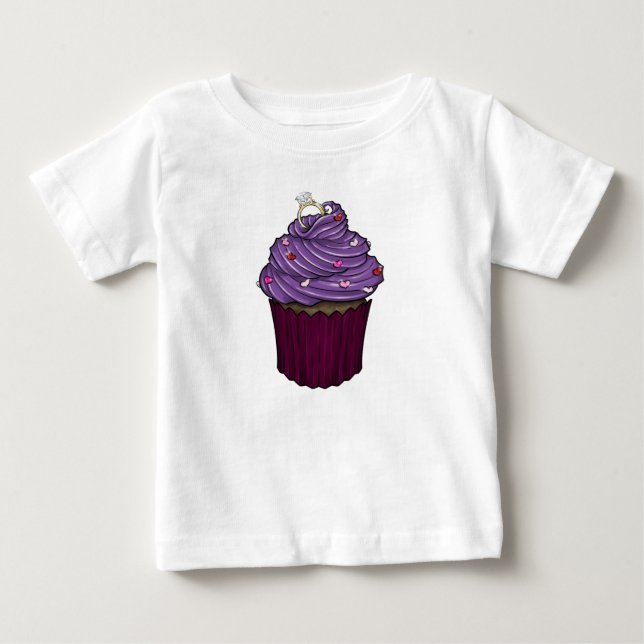 Camiseta Cupcake de proposta doce (Frente)