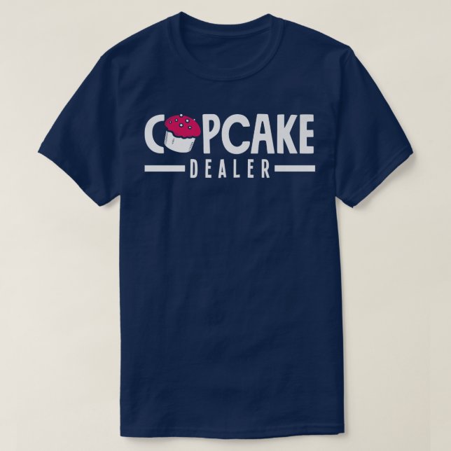 Camiseta Cupcake Dealer Baking Lover (Frente do Design)