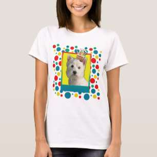 Camiseta Cupcake do convite - montanhas ocidentais Terrier