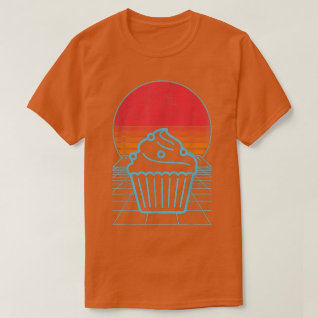 Camiseta Cupcake do padeiro do Cupcake Funny Baking Lover 8 (Frente do Design)