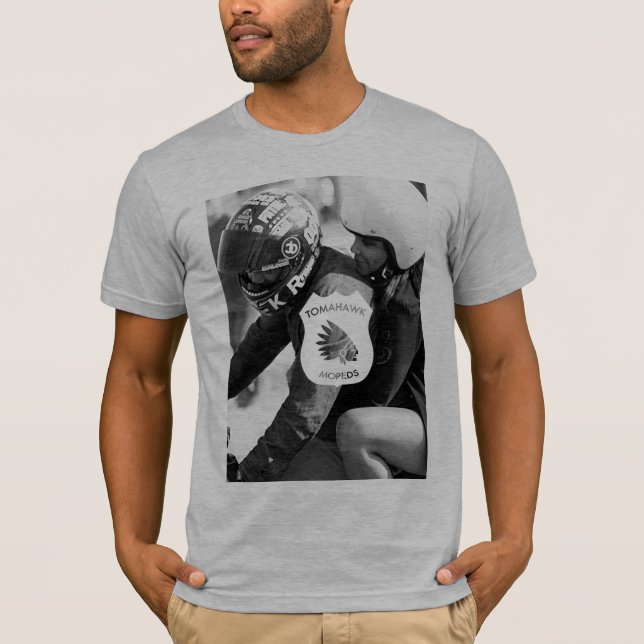 Camiseta Cupcake do Tomahawk - cinza da urze (Frente)