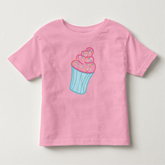 Camiseta Cupcake doce (Frente)