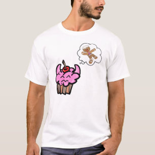 Camiseta Cupcake Engraçado Mau Cookie Killer