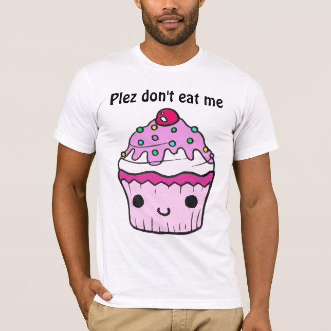 Camiseta Cupcake feliz (Frente)